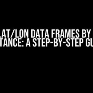 Joining lat/lon Data Frames by Nearest Distance: A Step-by-Step Guide